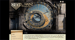 Desktop Screenshot of lhainz.cz
